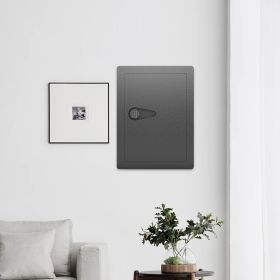 Wall Safes Between The Studs, Hidden Safe With Digital Keypad, Removable Shelves, In Wall Safe For Firearms, Gun, Valuables Black (Color: Black)