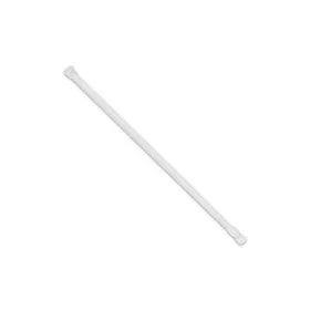 90cm Tension Curtain Rod Spring Load Adjustable Curtain Pole Heavy-Duty Steel For Bathroom Wardrobe Kitchen Balcony (Option: 90cm)