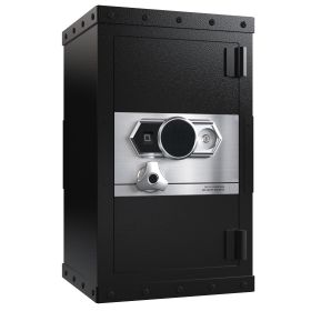 Three-lock Safe, Measuring 28.3 X 16.5 X 14.9 , Suitable For Home And Office Use, Large Steel Digital Safe Equipped With A Digital Lock. (Color: Black)